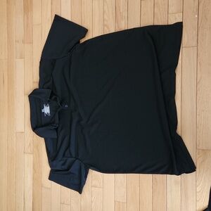 Mens black polo top XL